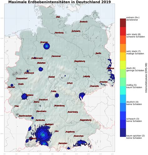 erdbeben gestern in deutschland